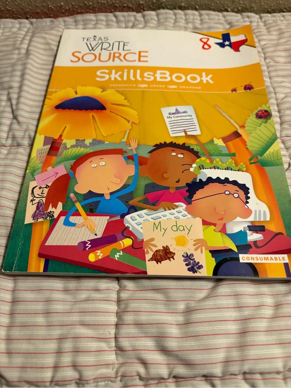 SkillsBook - Yellow Kids Activity Workbook